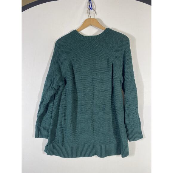 Old Navy Tunic Sweater Emerald Green Size Large Womens Tunic Textured Knit - Picture 7 of 10